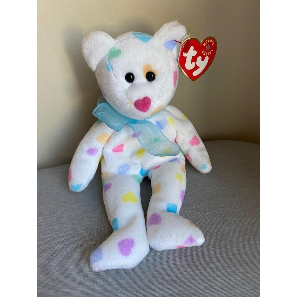 Ty Beanie Babies Kissme The Bear 8" Feb 7 2001